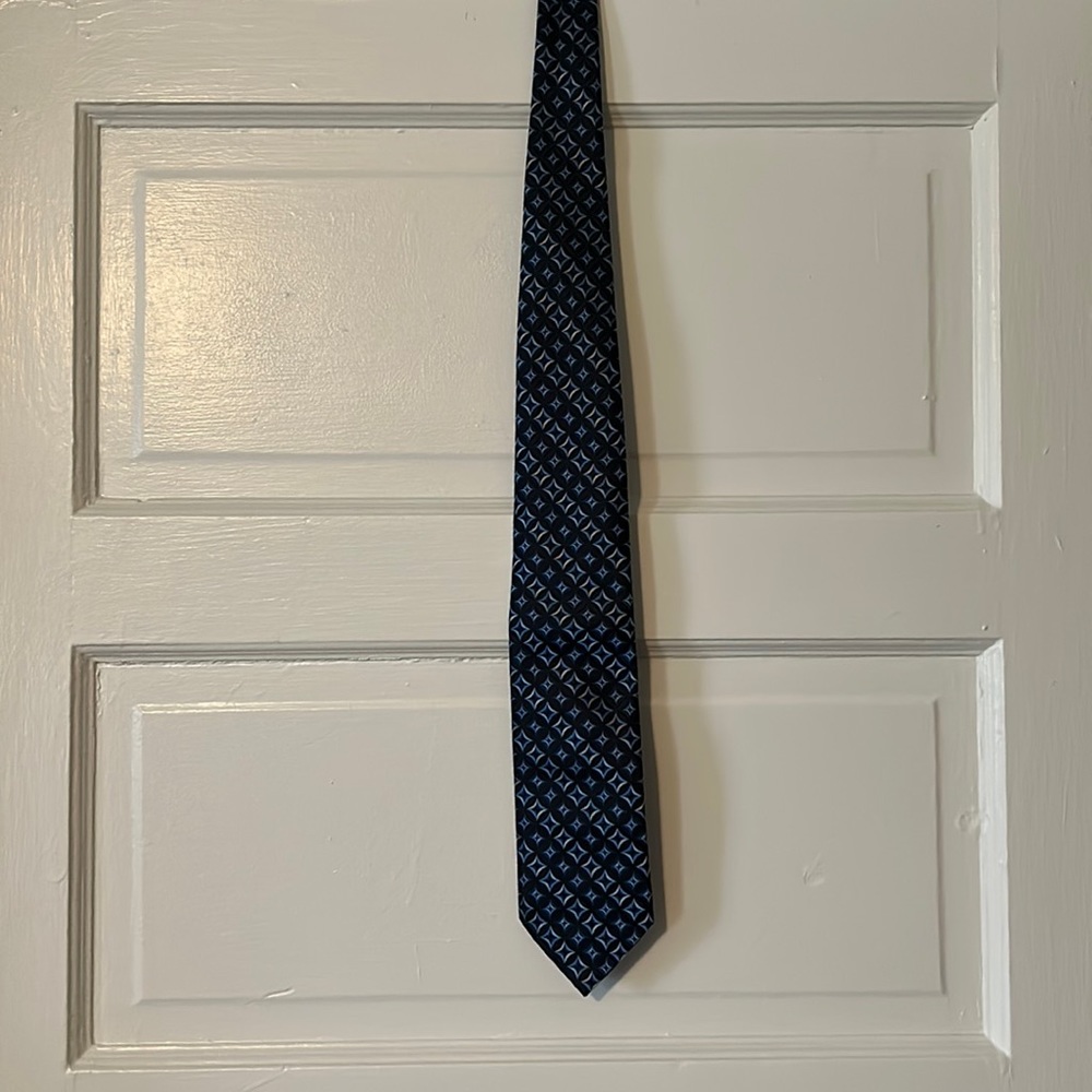 Blue Alexander Julian Patterned Tie